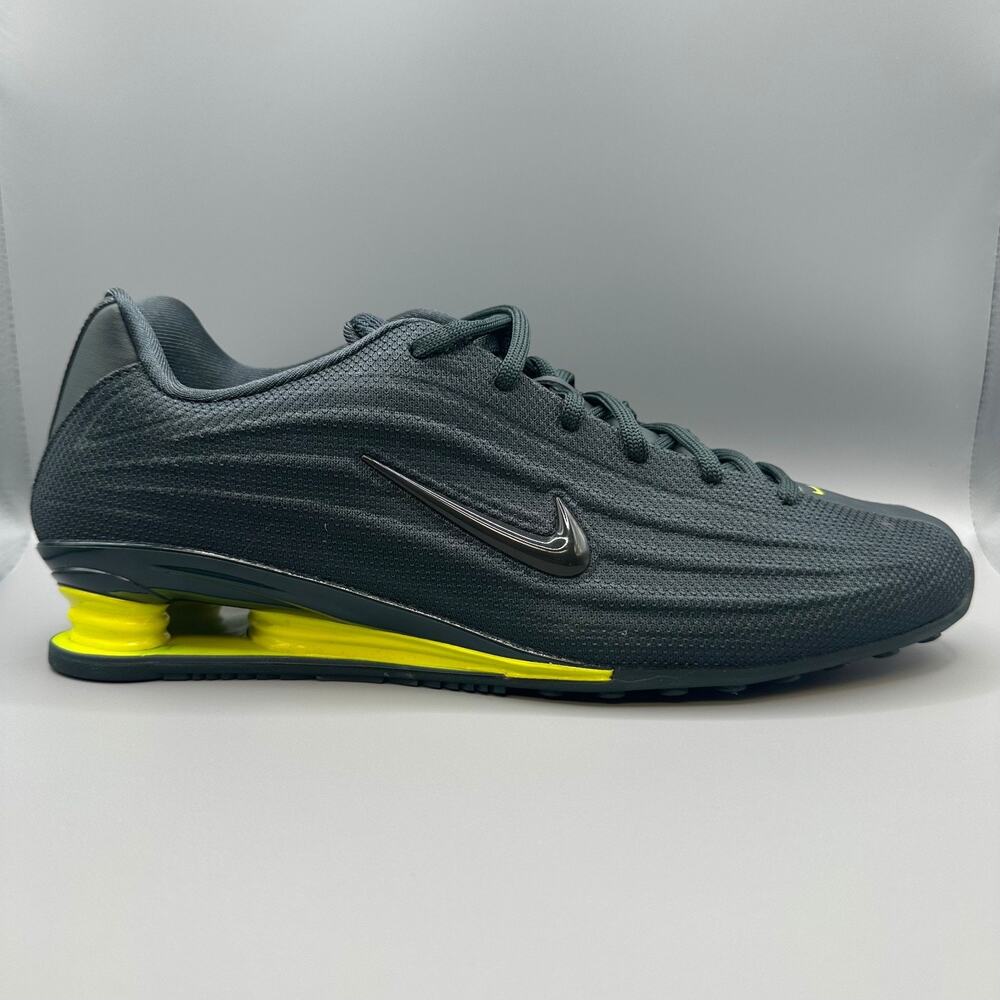 Nike Shox Z Seaweed Cyber Women Size 9 Green Yellow Shoes HQ7540-300 NEW